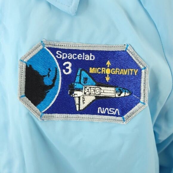 NASA Spacelab 3 Team Jacket Vintage 80s 1985 Challenger Shuttle Mission - Picture 3 of 6
